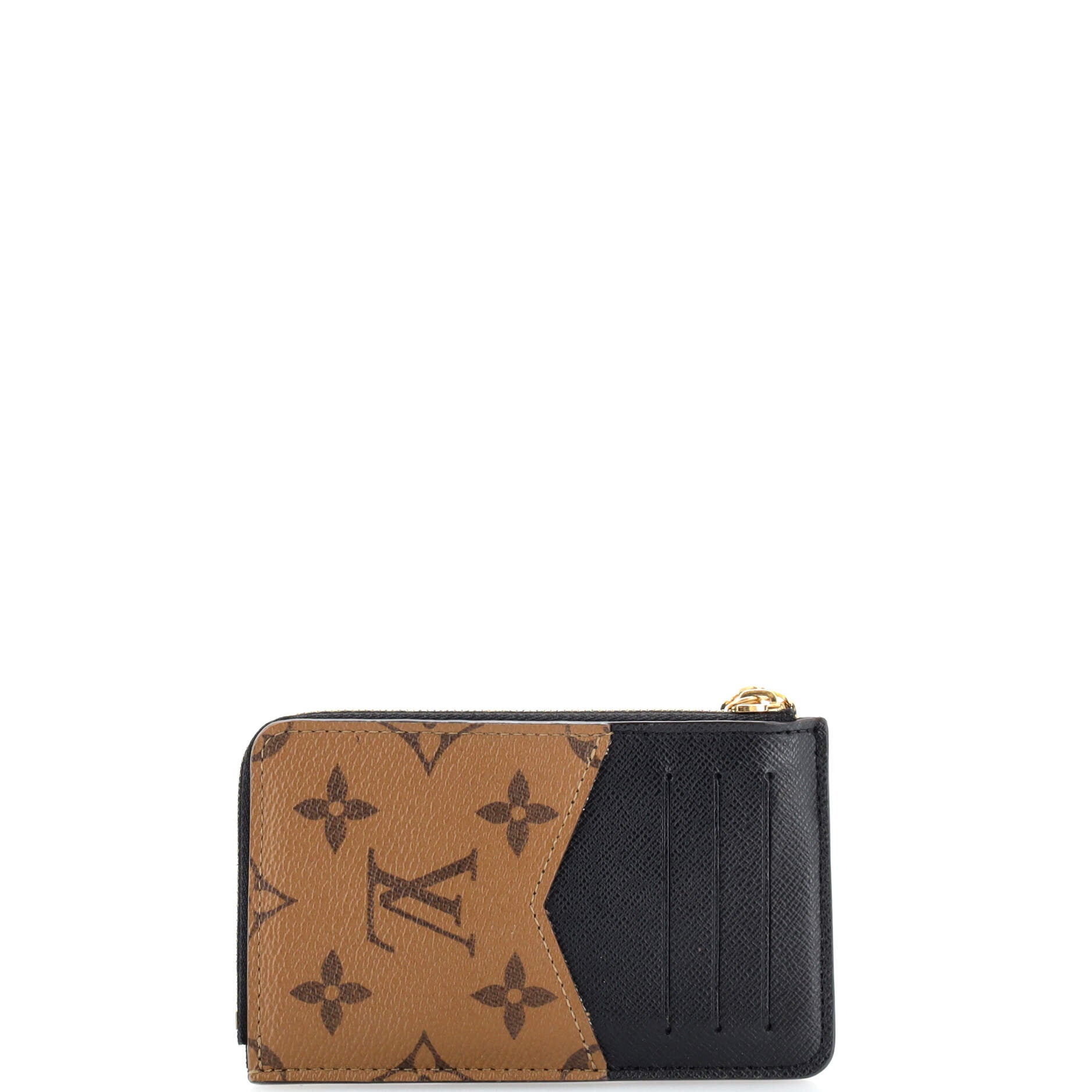 LOUIS VUITTON Reverse Monogram Recto Verso Card Holder Brown