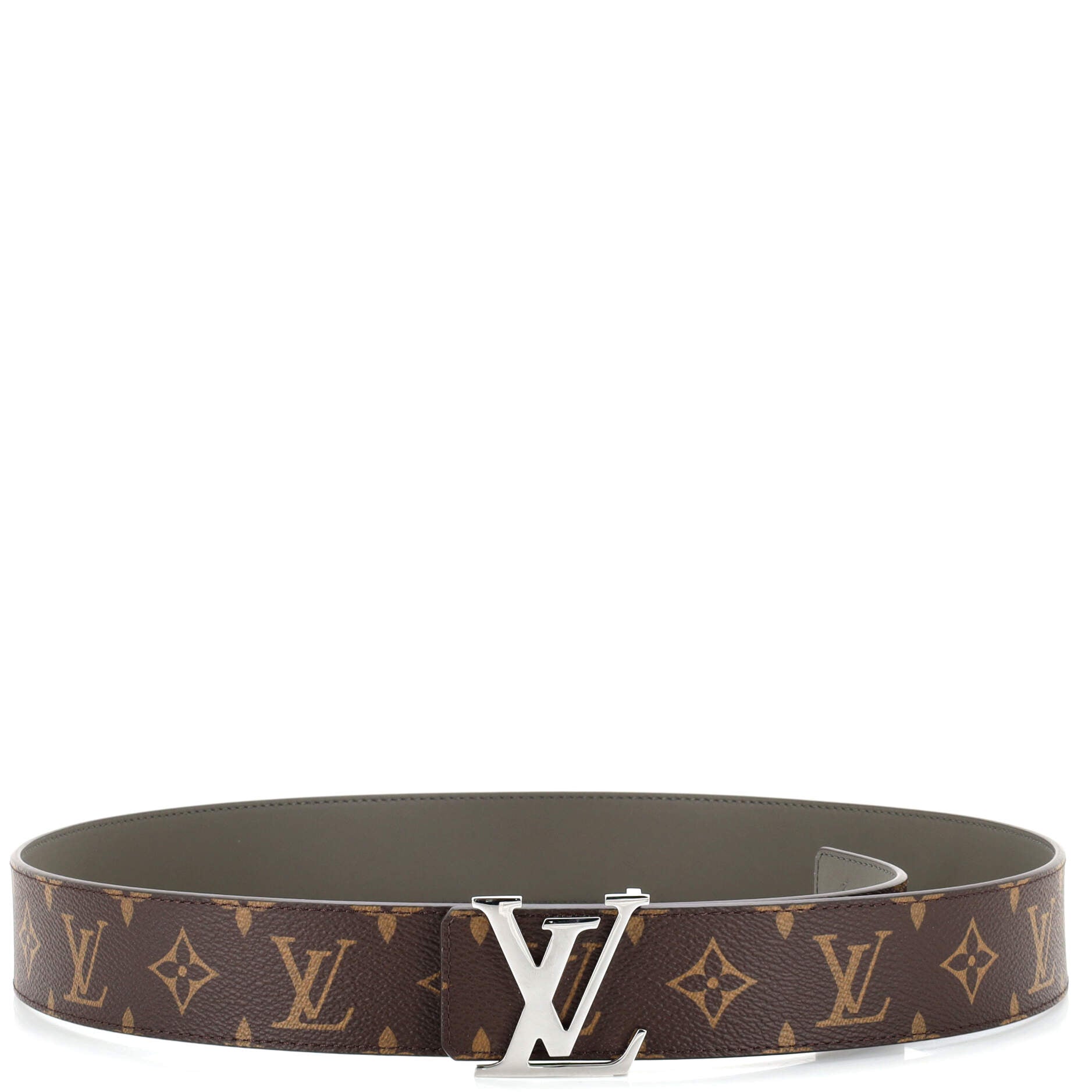 Twist leather belt Louis Vuitton Gold size 85 cm in Leather - 24080064