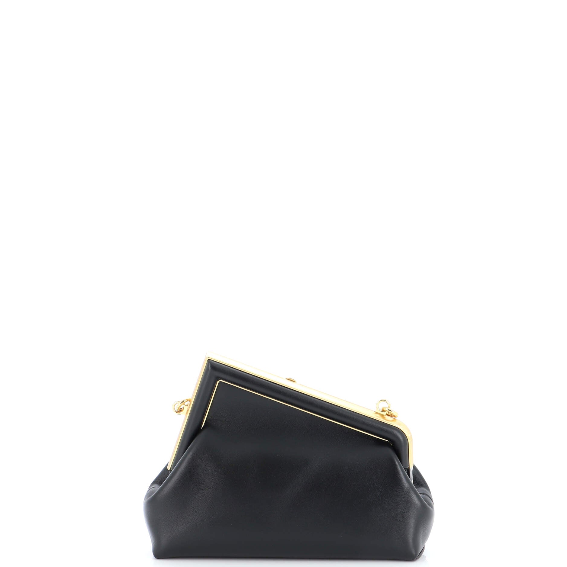 Fendi Fendi First Small Convertible Clutch in Black | MTYCI