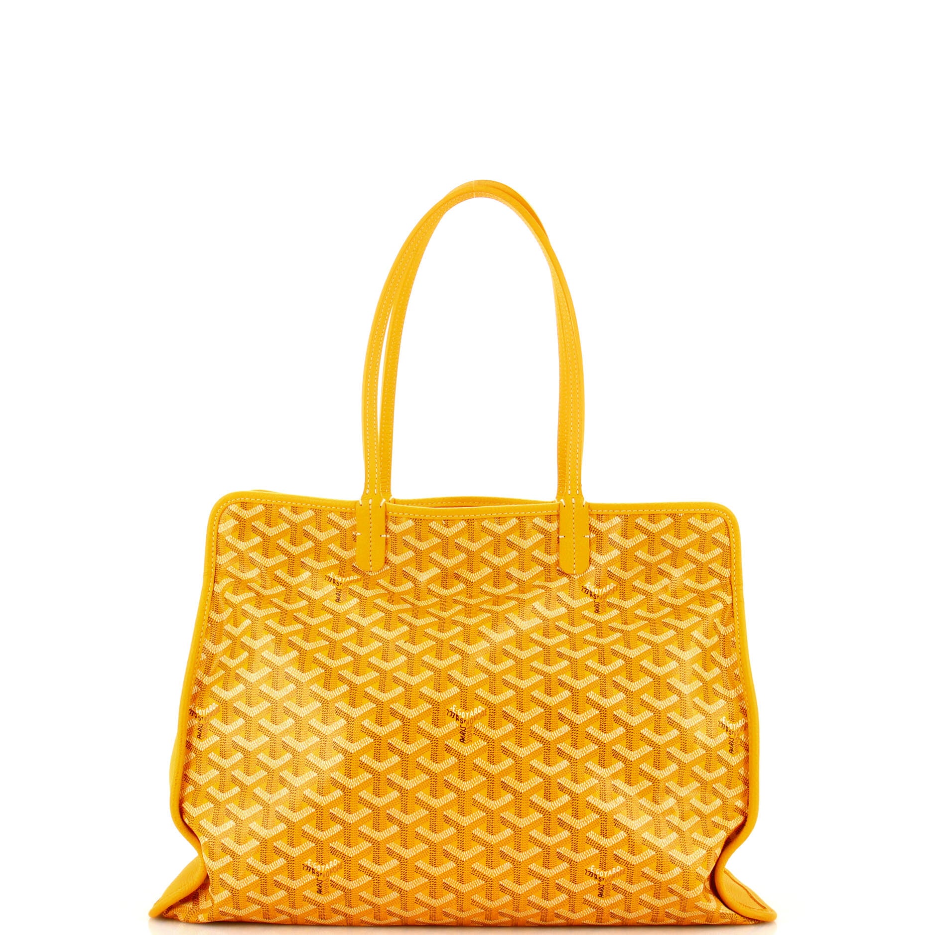 Goyard Saint Louis Claire Voie Reversible Tote Bag in Yellow