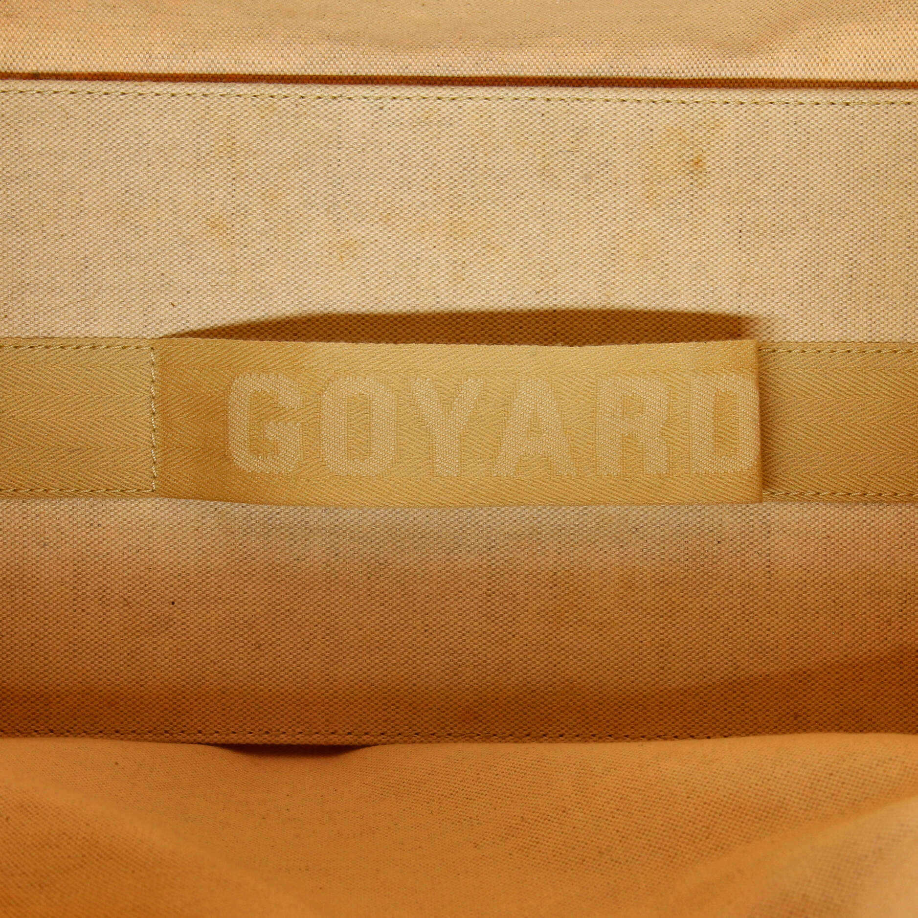 Goyard - Blue Coated Canvas Serviette Chypre Briefcase