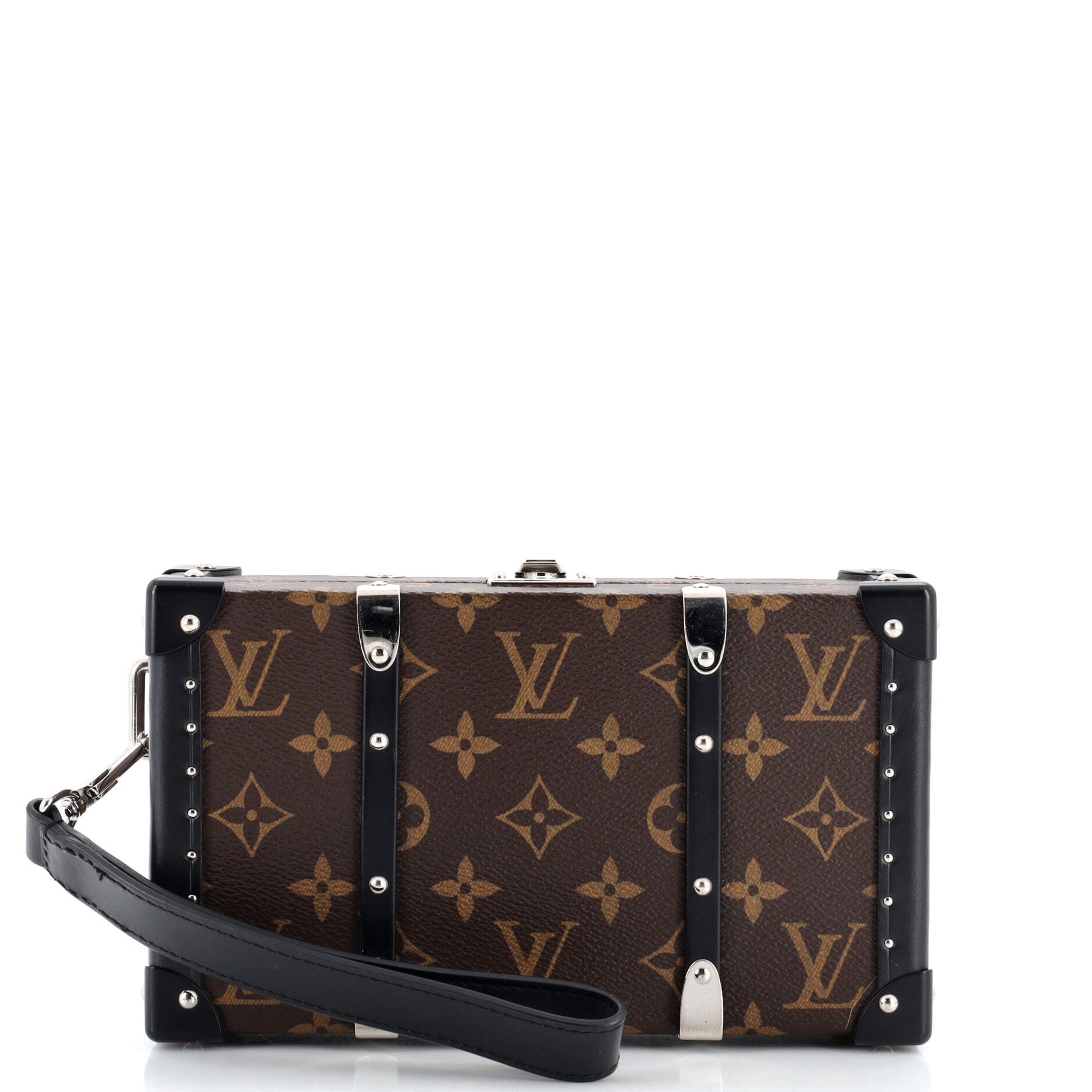 Pre-Owned Authenticated Louis Vuitton Monogram Flore Wallet On Chain Canvas  Brown Crossbody Bag Unisex (Good) 