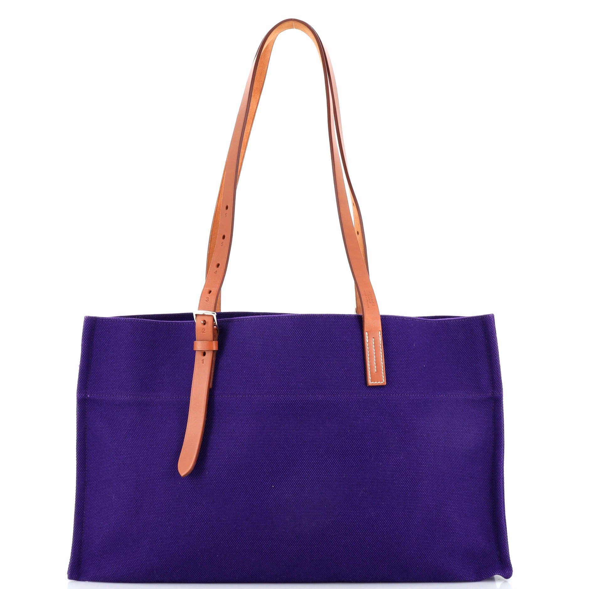 Etriviere Elan Shopping Tote Toile and Leather