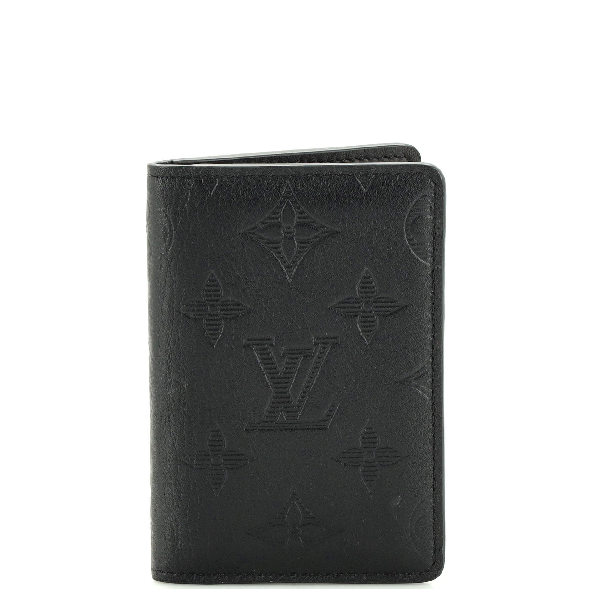 Louis Vuitton Pocket Organizer Monogram Seal Black