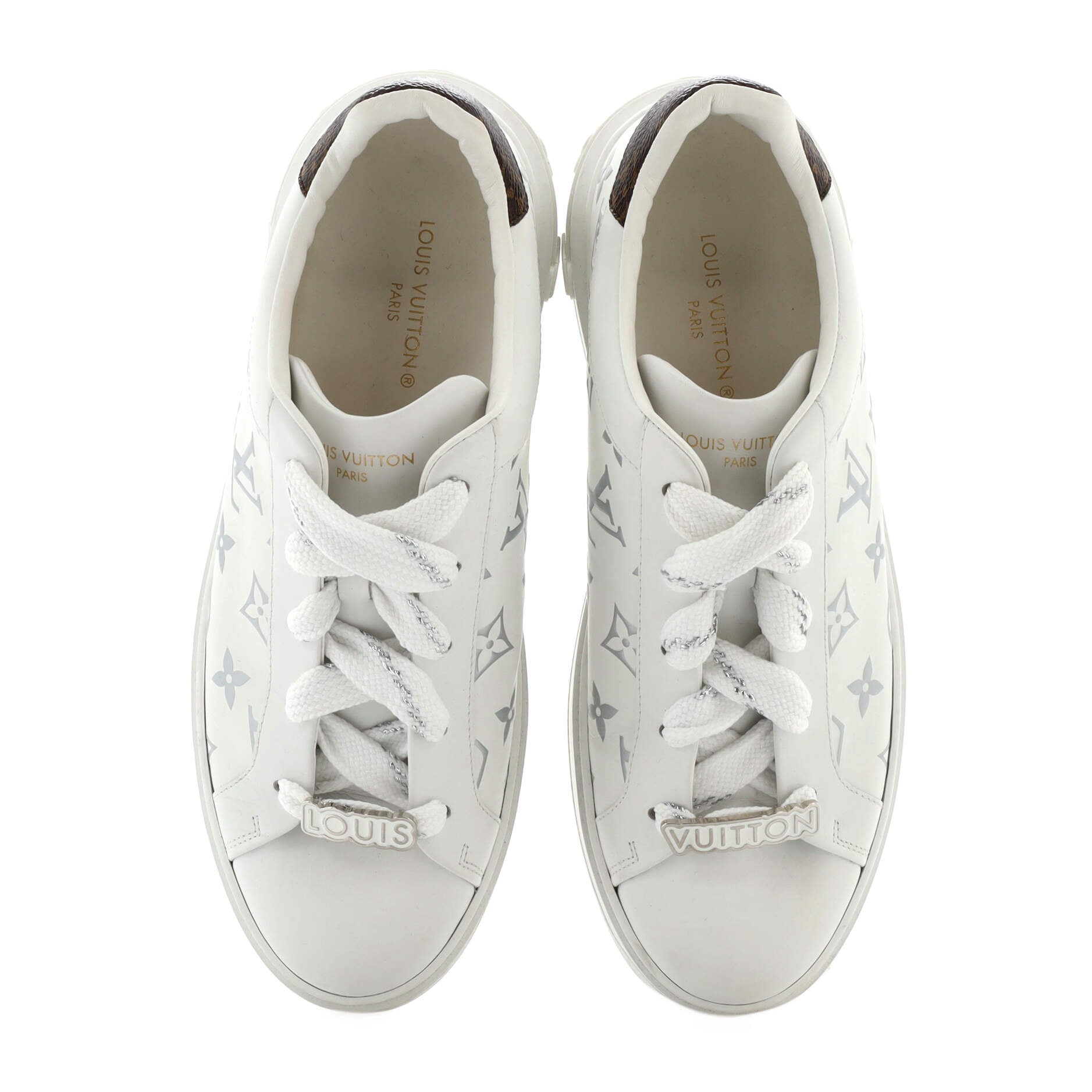 Louis Vuitton Women's Time Out Sneakers Monogram PVC and Leather Clear  16275160