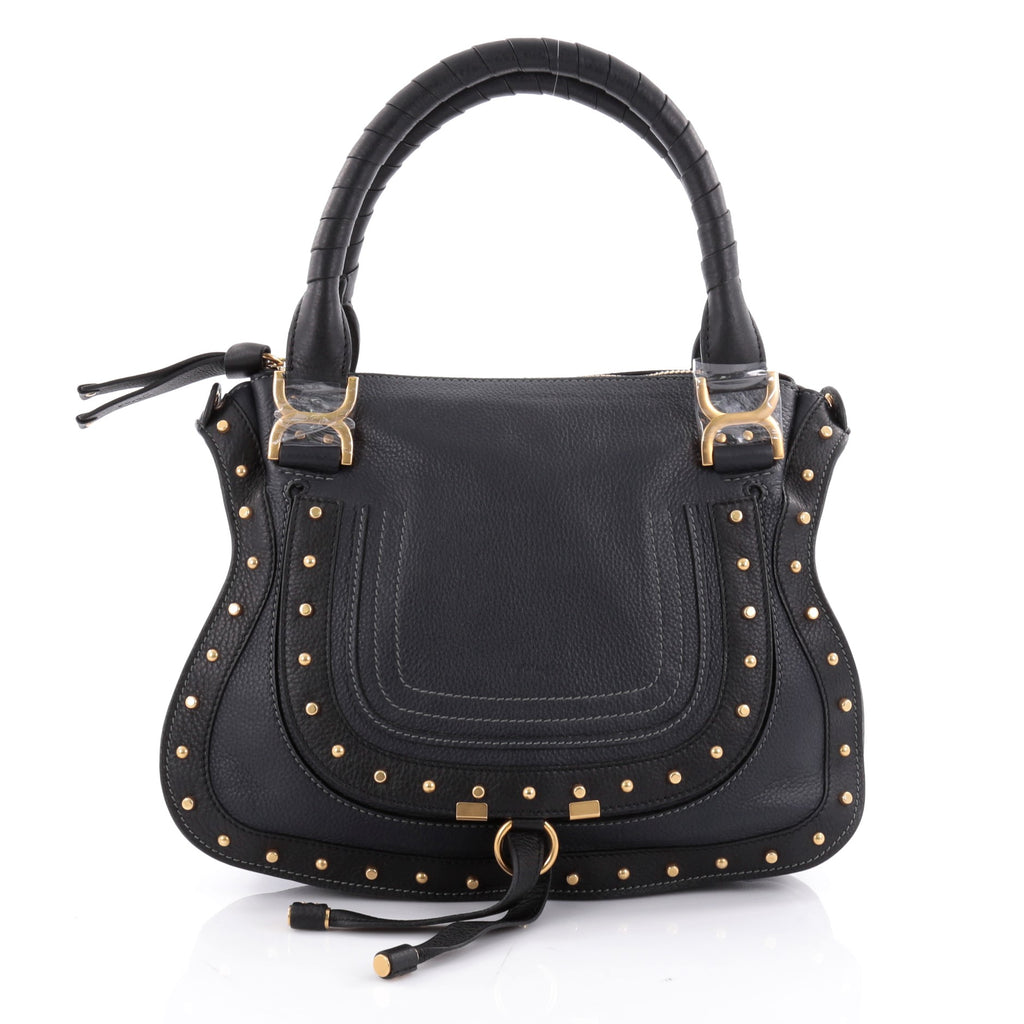 chloe marcie studded bag