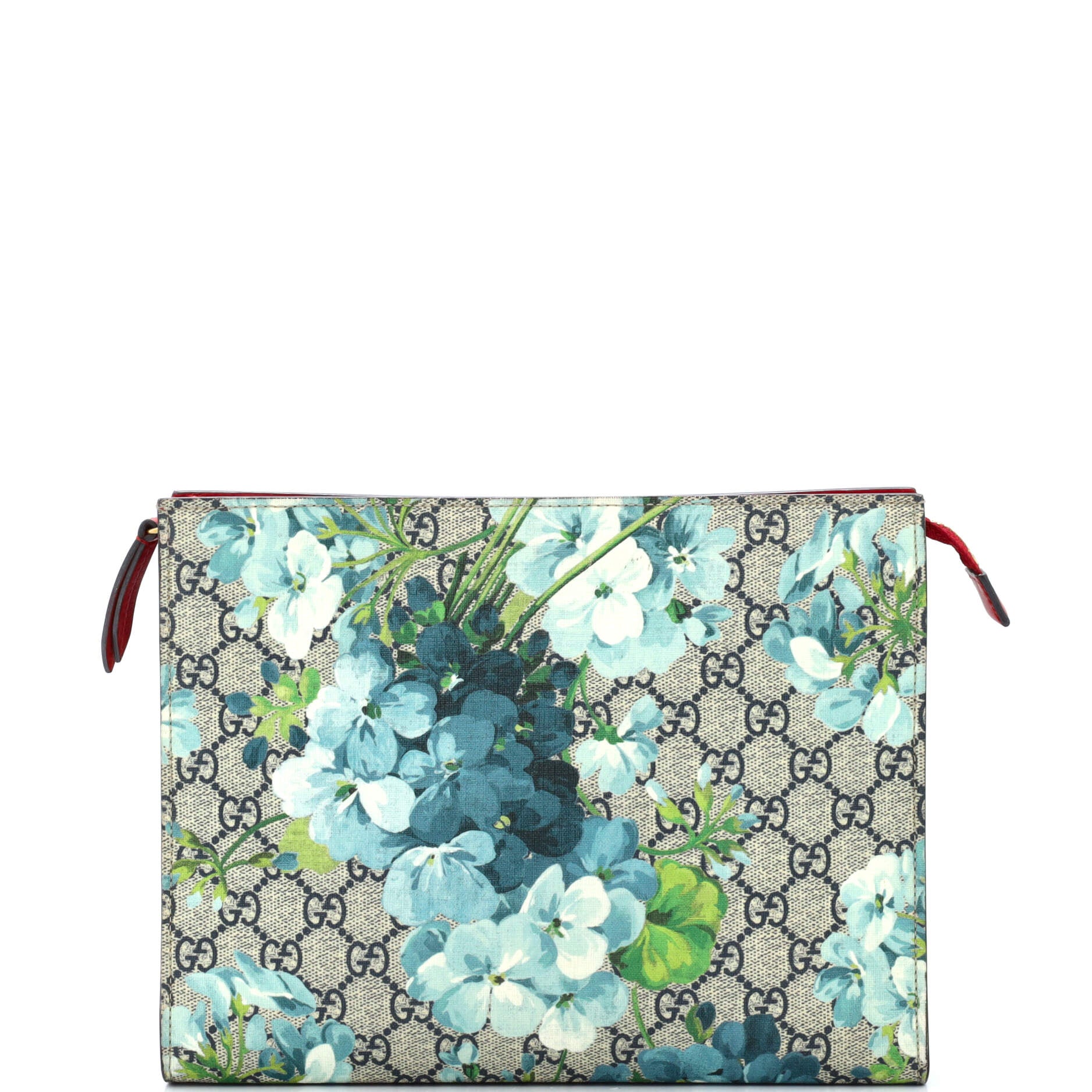 Toiletry Pouch Blooms Print GG Coated Canvas Large