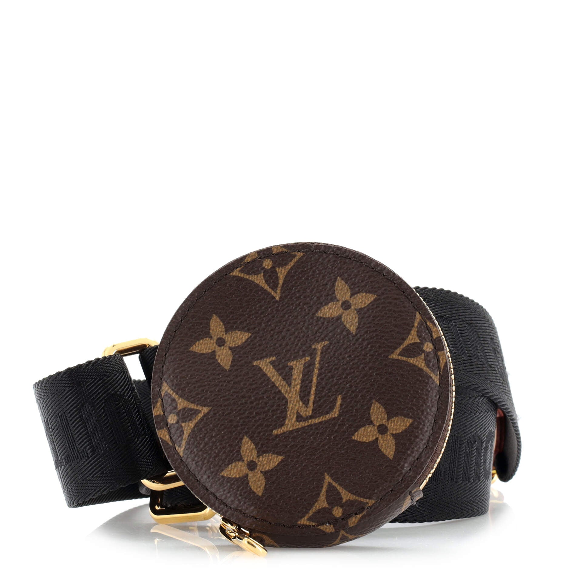 Louis Vuitton Keepall Shoulder Strap Nylon Black 1873142