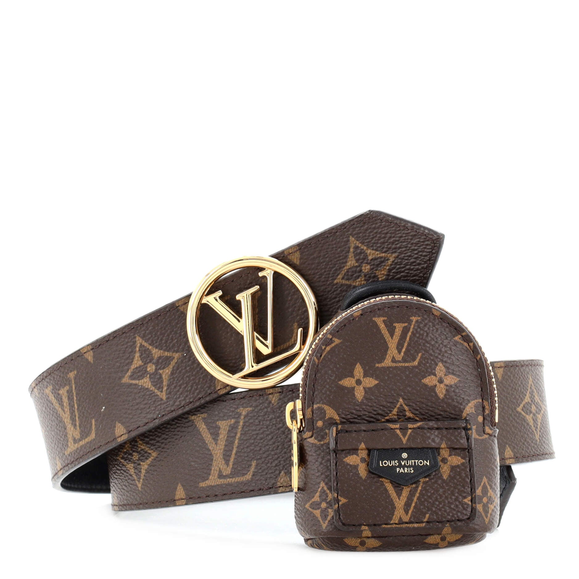 Louis Vuitton LV Iconic Belt Limited Edition Colored Monogram Canvas Medium  Red 1438941