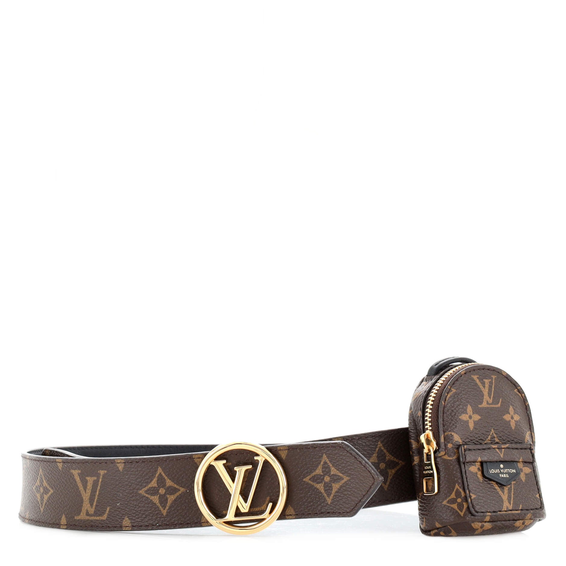 Louis Vuitton LV Iconic Belt Limited Edition Colored Monogram Canvas Medium  Red 1438941