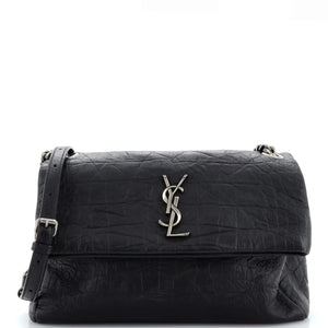 Yves Saint Laurent (YSL) preloved gunmetal gray small compact french k –  TheLuxeLouis