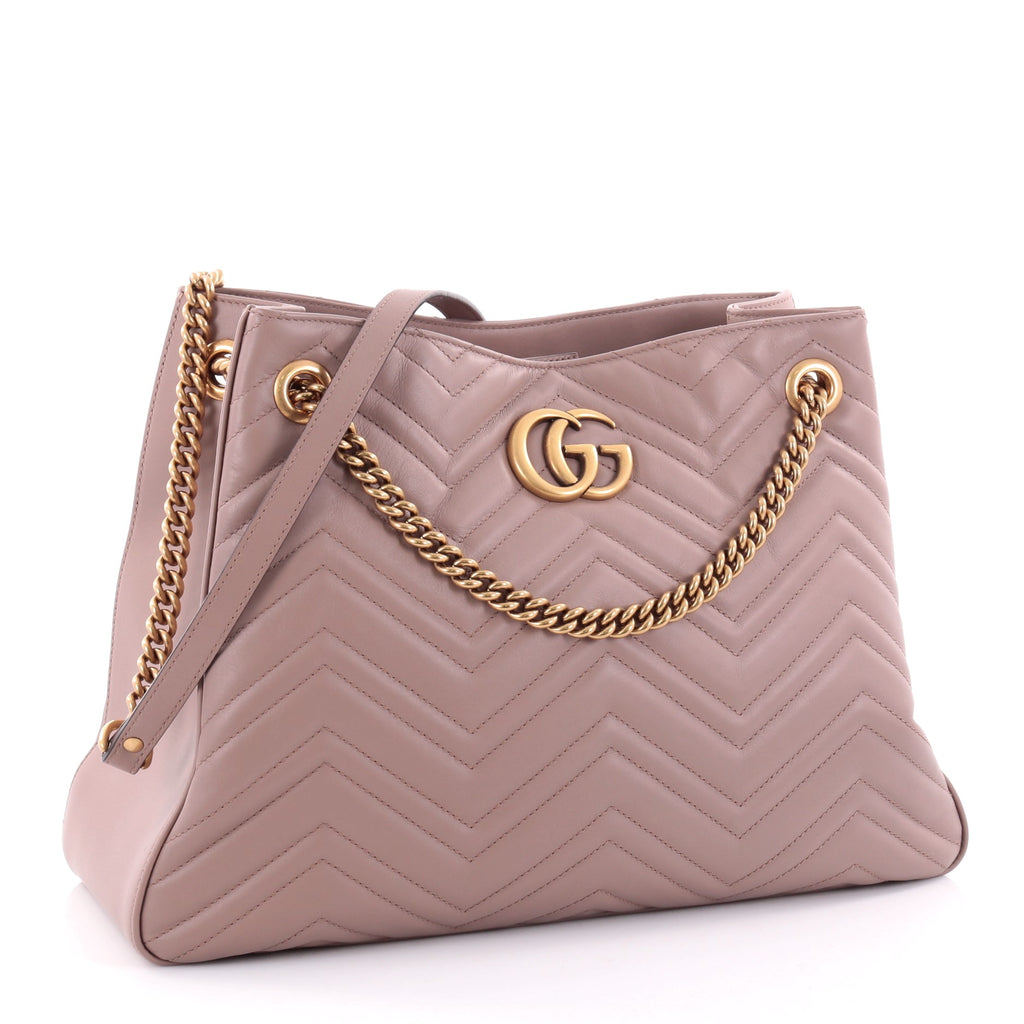 Buy Gucci GG Marmont Chain Shoulder Bag Matelasse Leather 2411202 – Rebag