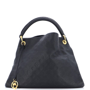 LOUIS VUITTON Saintonge Shoulder Bag in Black Empreinte Leather [ReSale]