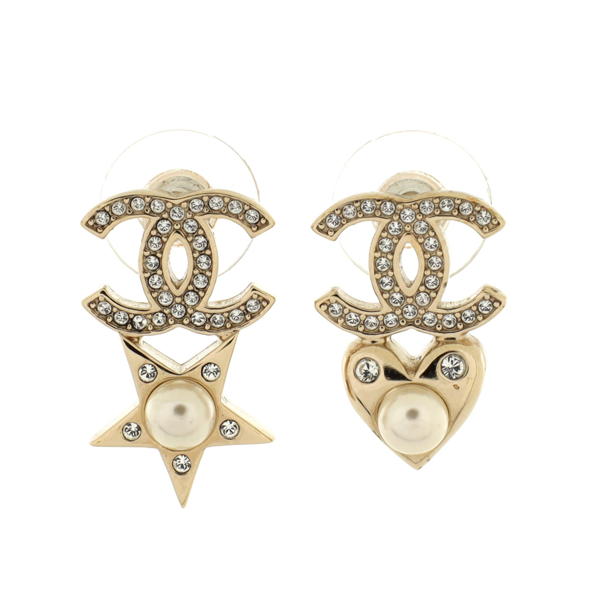 Chanel star earrings gold - Gem