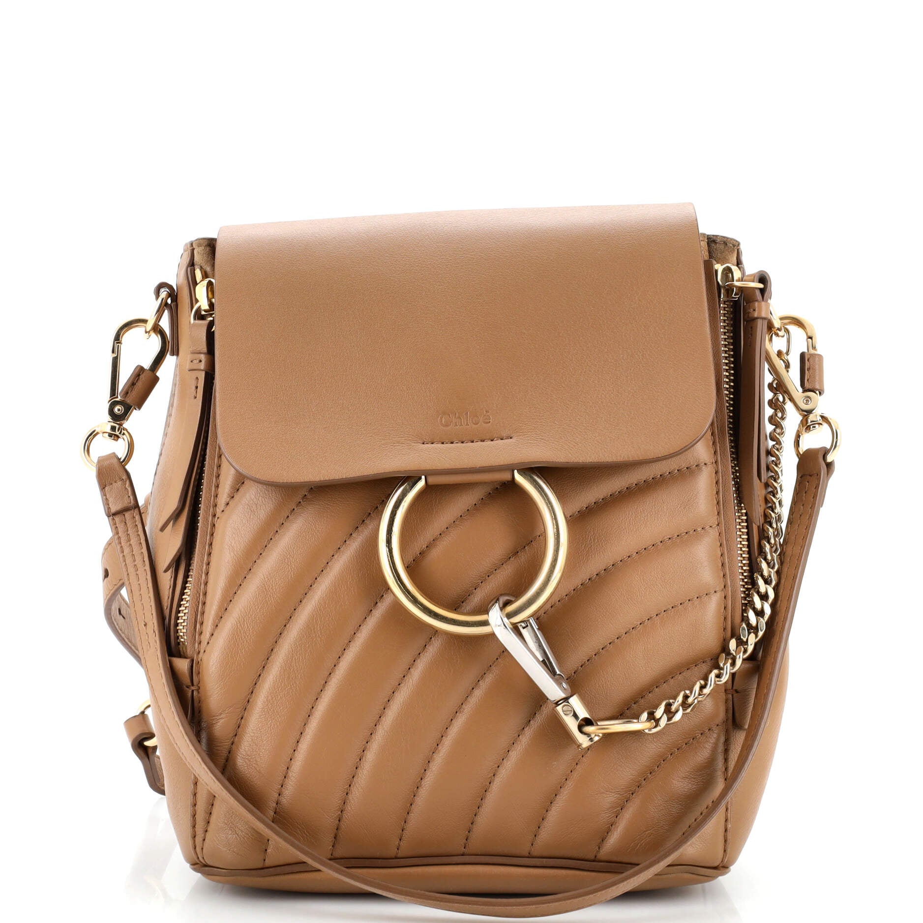 Faye Backpack Quilted Leather Small
