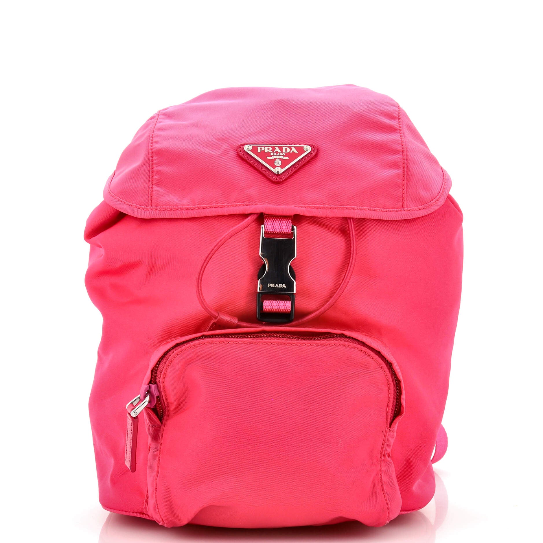 Single Buckle Pocket Backpack Tessuto Small