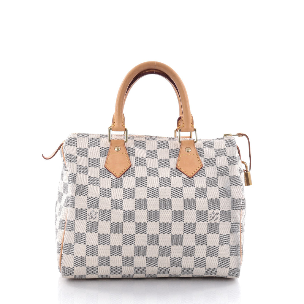 Buy Louis Vuitton Speedy Handbag Damier 25 White 2476703 – Trendlee