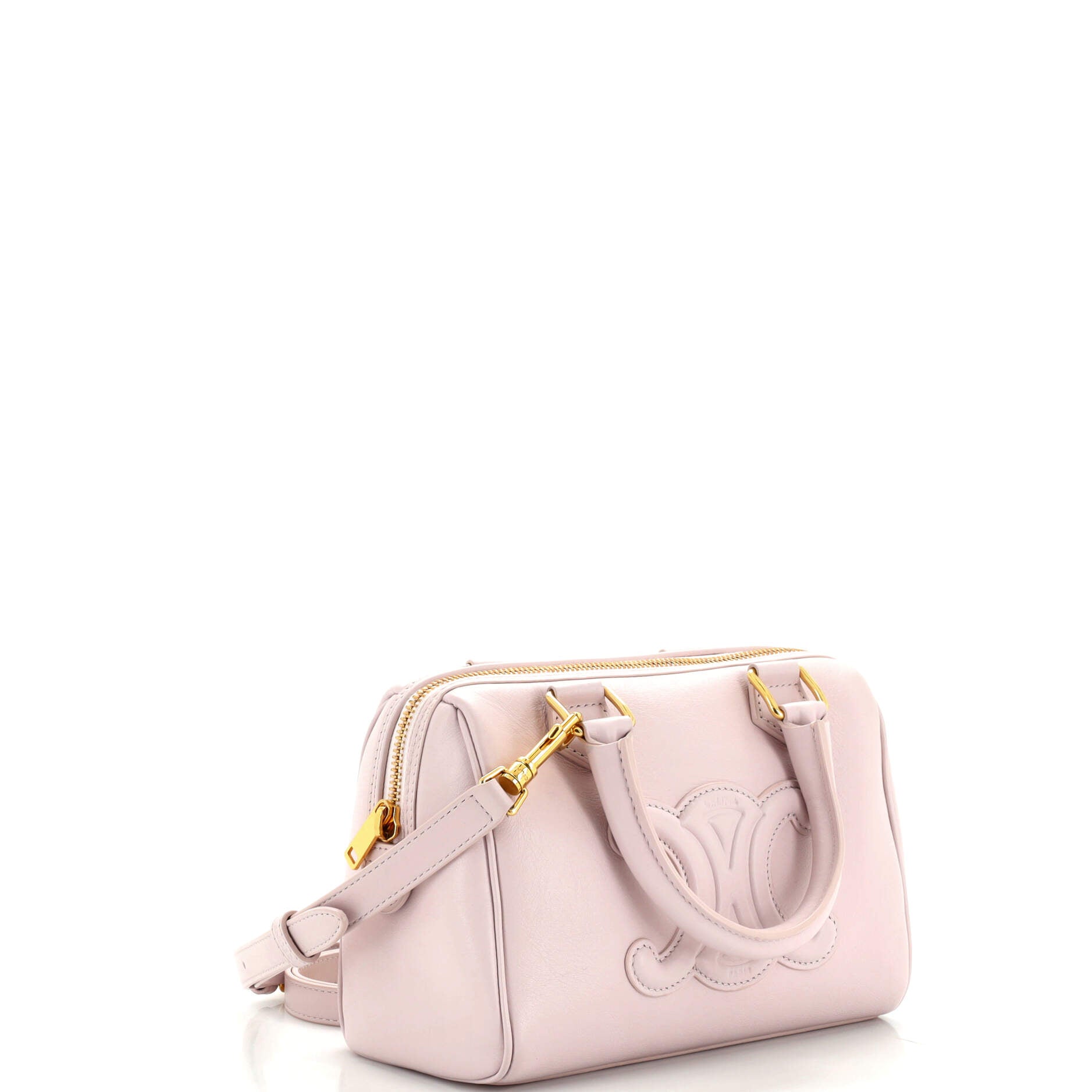 Celine - Small Bucket Cuir Triomphe in Smooth Calfskin Leather - Pink - for Women