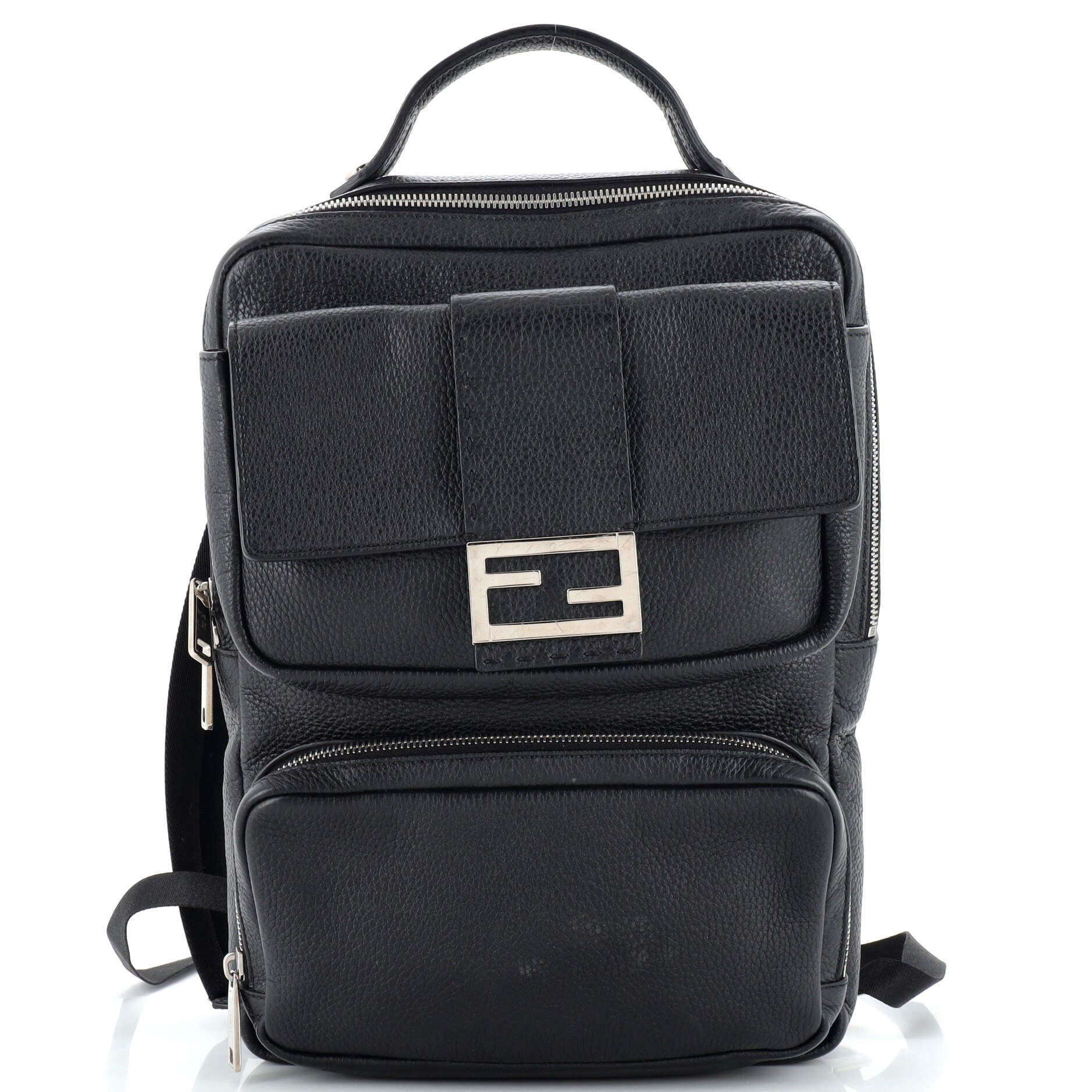 Selleria Baguette Pocket Zip Backpack Leather Medium