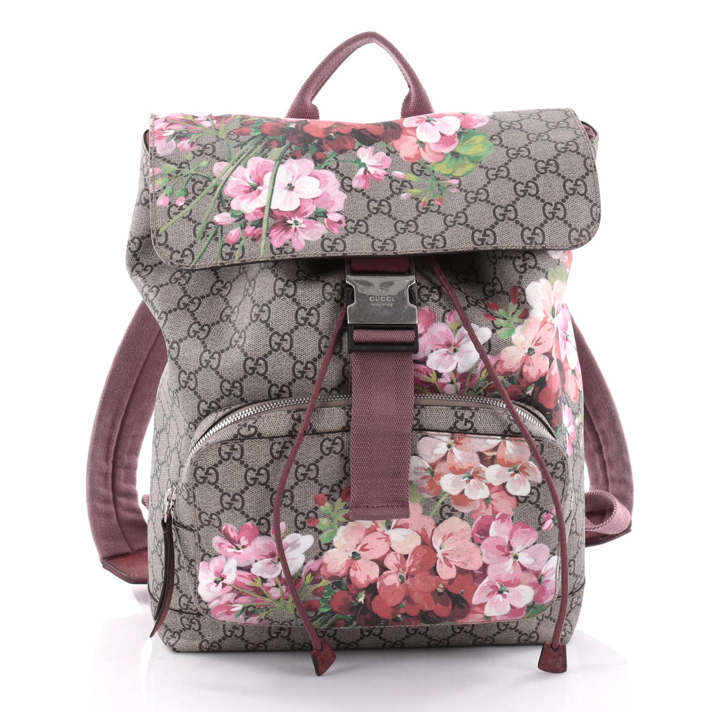 Buy Gucci Buckle Backpack Blooms Print GG Coated Canvas 2506901 – Rebag