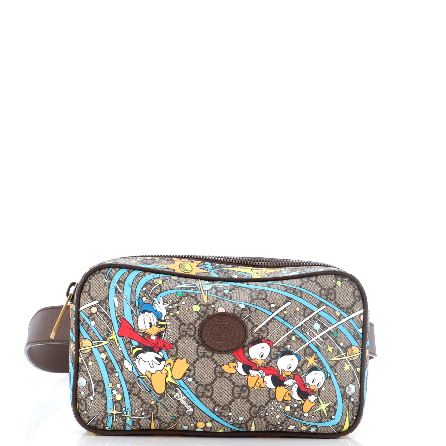 Disney Donald Duck Belt Bag Printed GG Coated Canvas