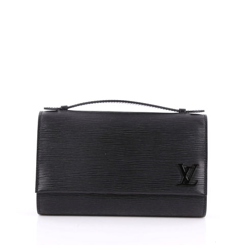Buy Louis Vuitton Clery Handbag Epi Leather Black 2548701 – Rebag