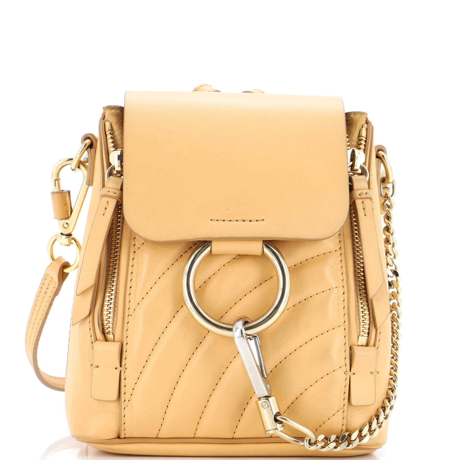 Faye Backpack Quilted Leather Mini