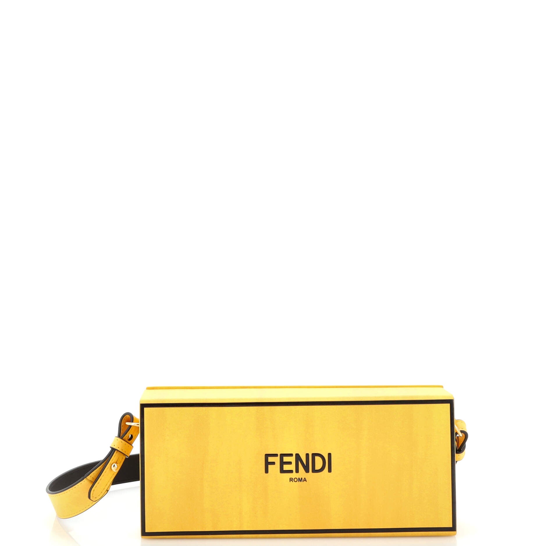 Logo Horizontal Box Crossbody Bag Leather