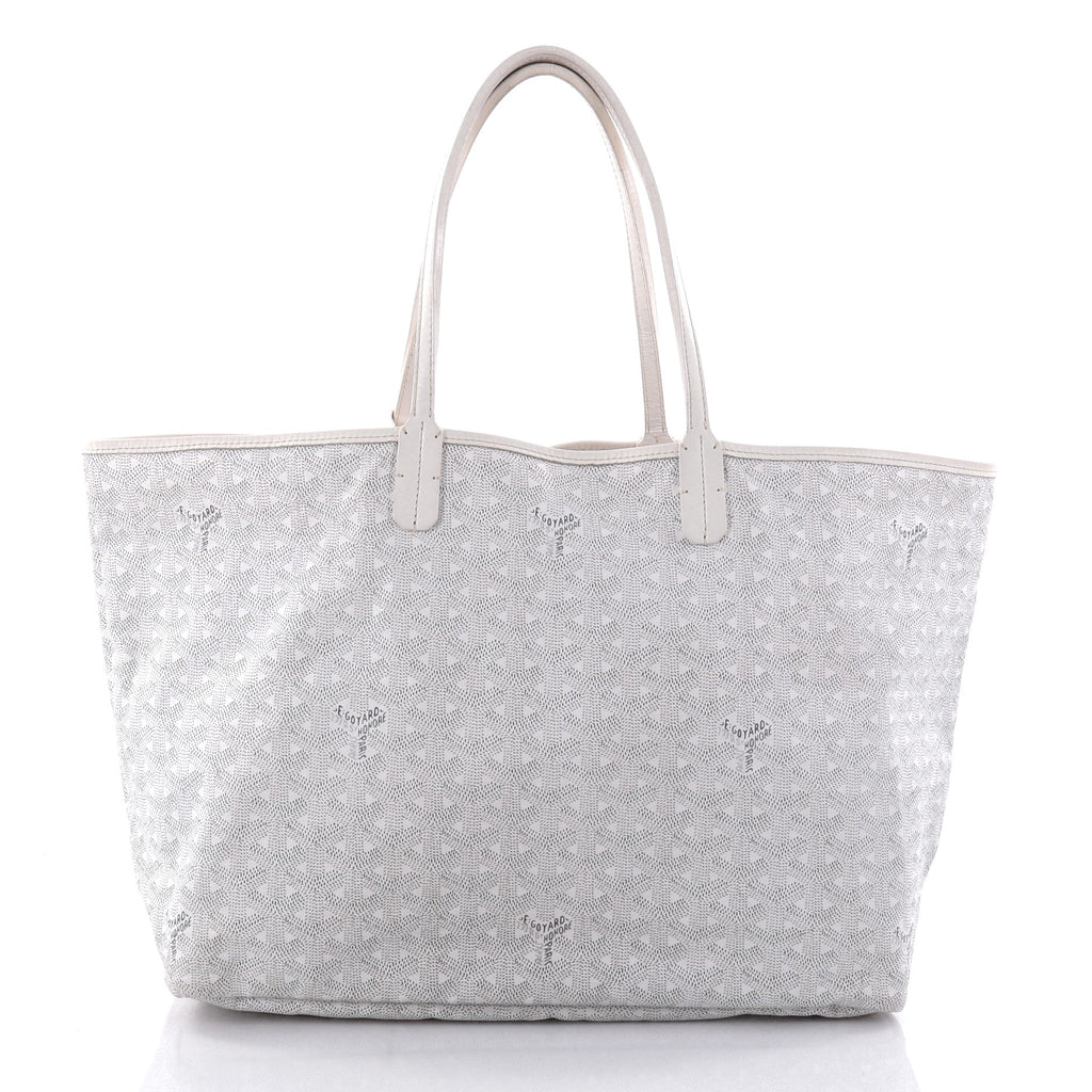 Buy Goyard St. Louis Tote Coated Canvas PM White 2559003 – Rebag