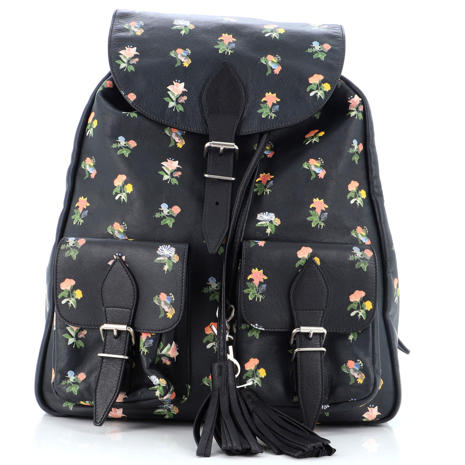 Festival Backpack Printed Leather Medium