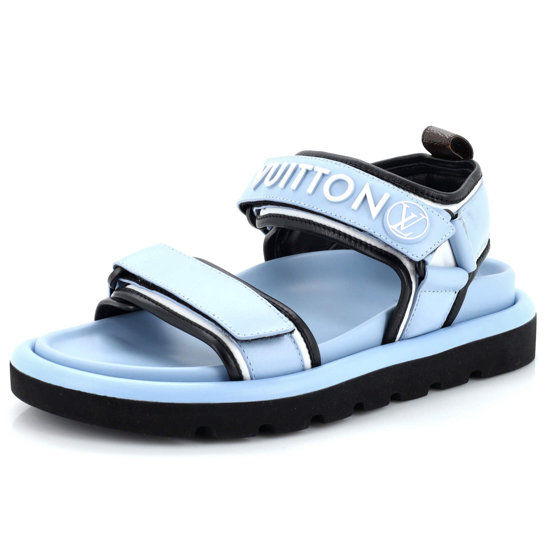 Women's Pool Pillow Flat Comfort Sandals Leather