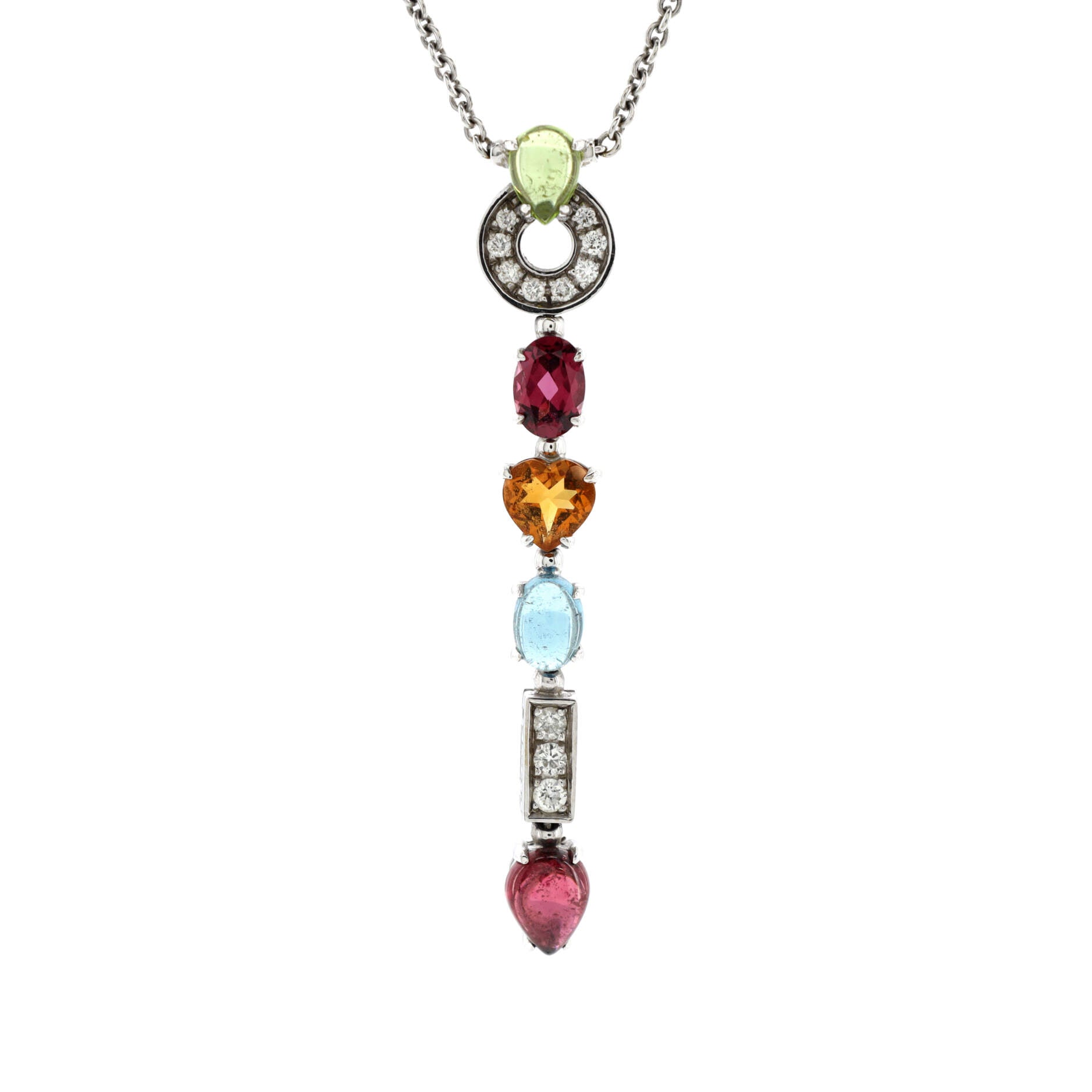 Allegra Drop Pendant Necklace