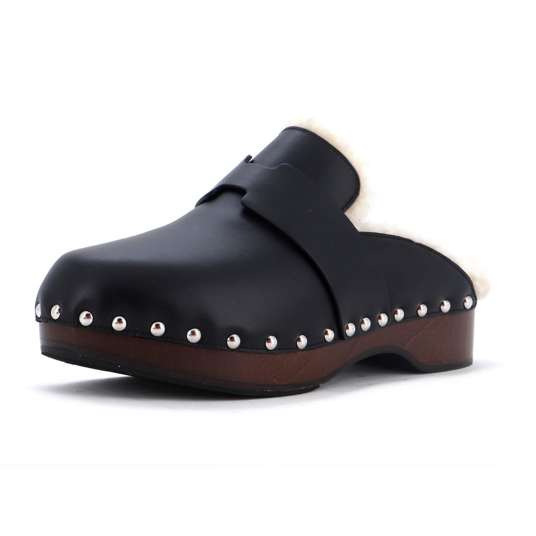 Women's Carlotta Mules Leather with Shearling