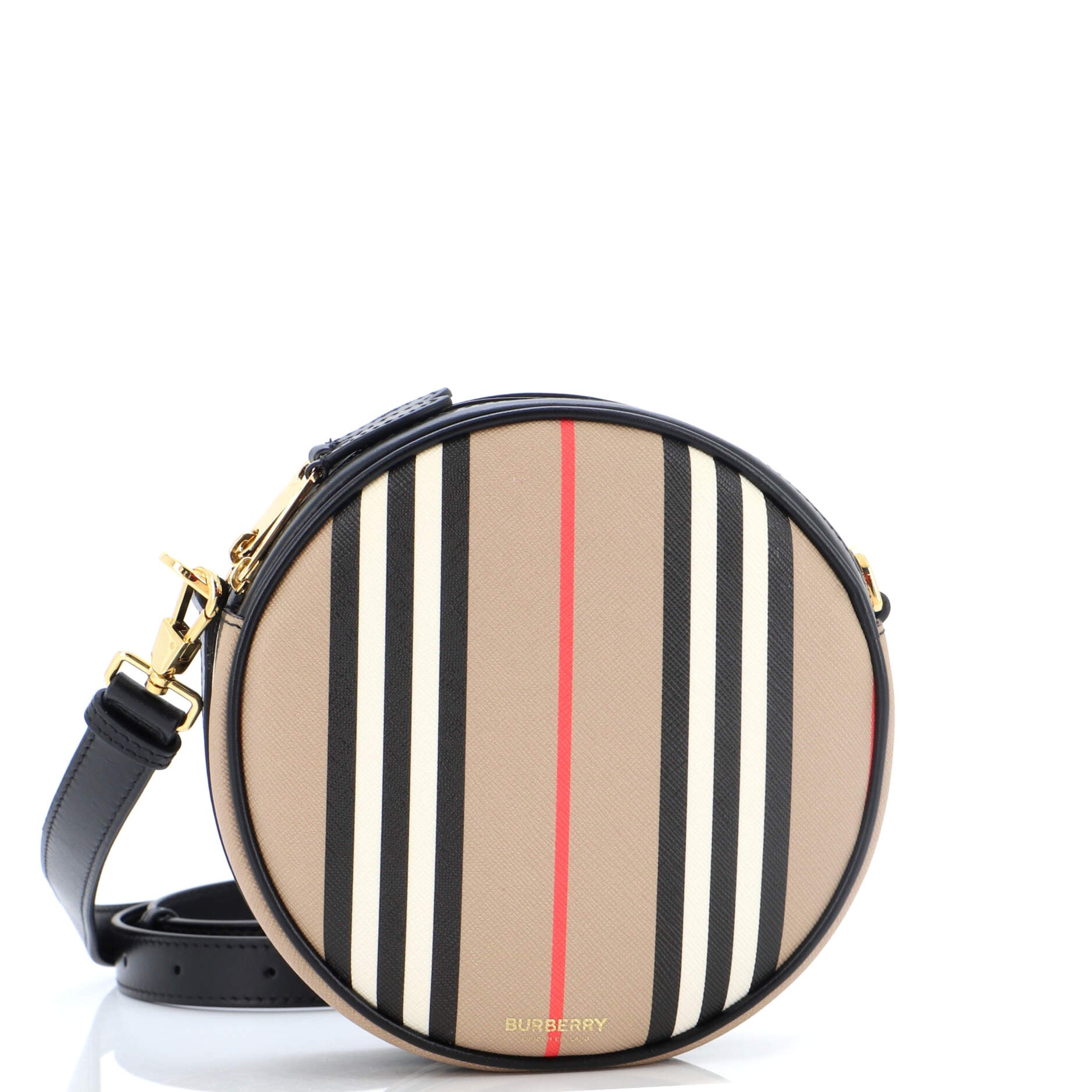 Louise Round Bag Icon Stripe E-Canvas