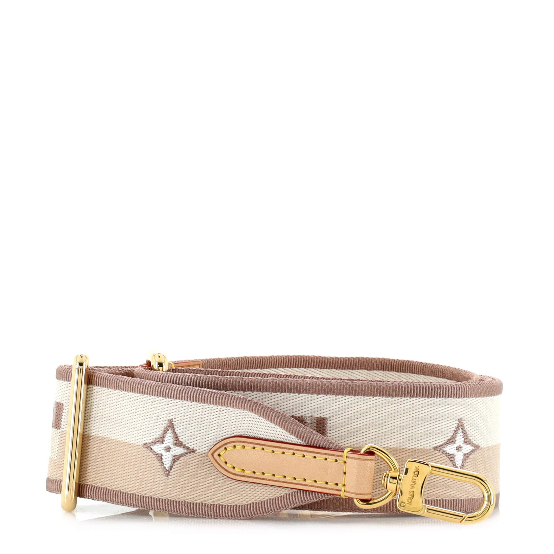 LOUIS VUITTON STRAP BANDOULIERE JAQUARD for Multi Pochette Or BAG