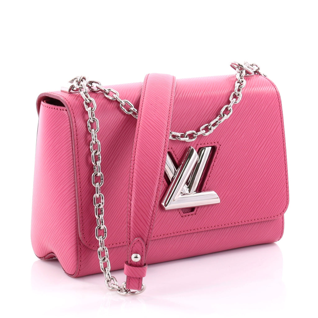 Buy Louis Vuitton Twist Handbag Epi Leather MM Pink 2617202 – Rebag