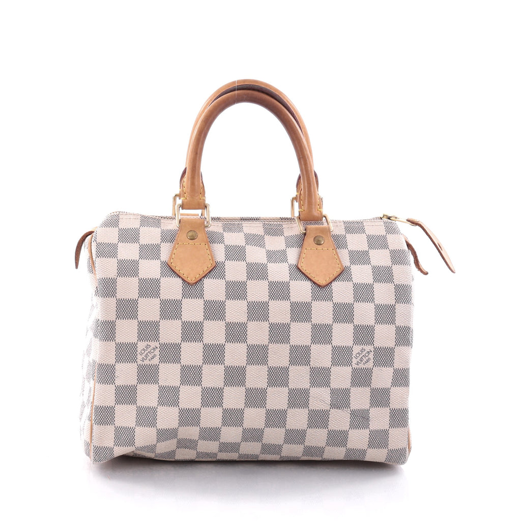 Buy Louis Vuitton Speedy Handbag Damier 25 White 2661102 – Trendlee