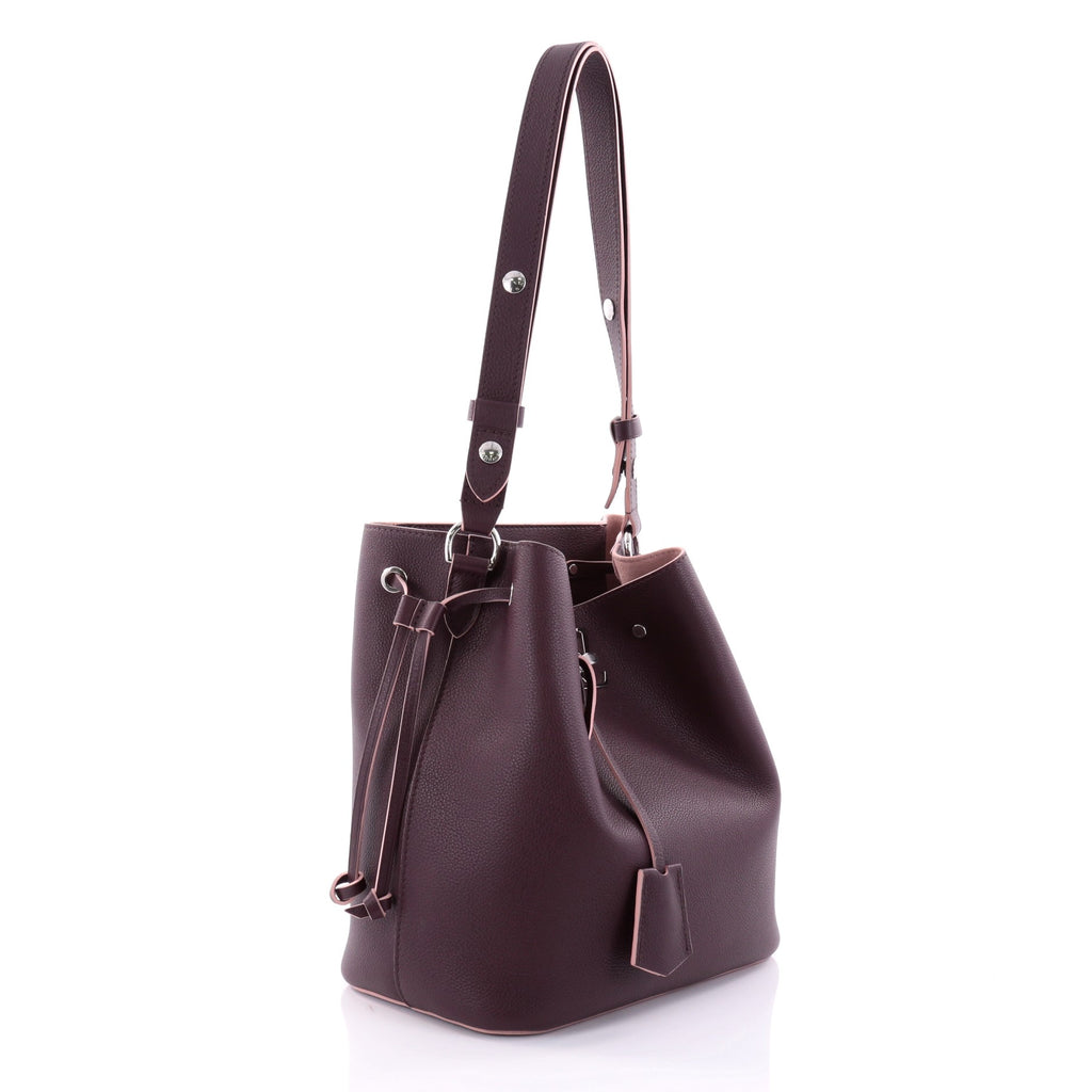 Buy Louis Vuitton Lockme Bucket Bag Leather Purple 2661702 – Rebag