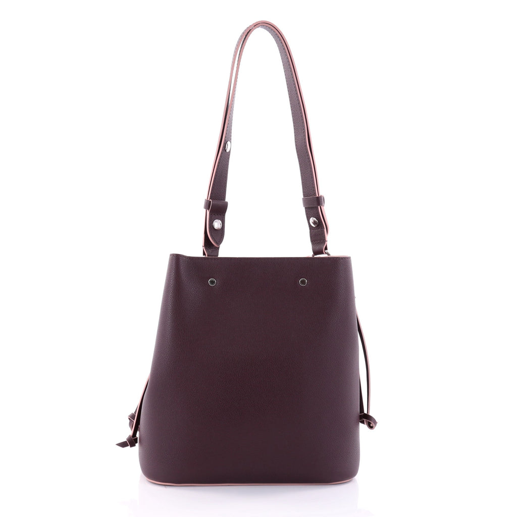 Buy Louis Vuitton Lockme Bucket Bag Leather Purple 2661702 – Rebag