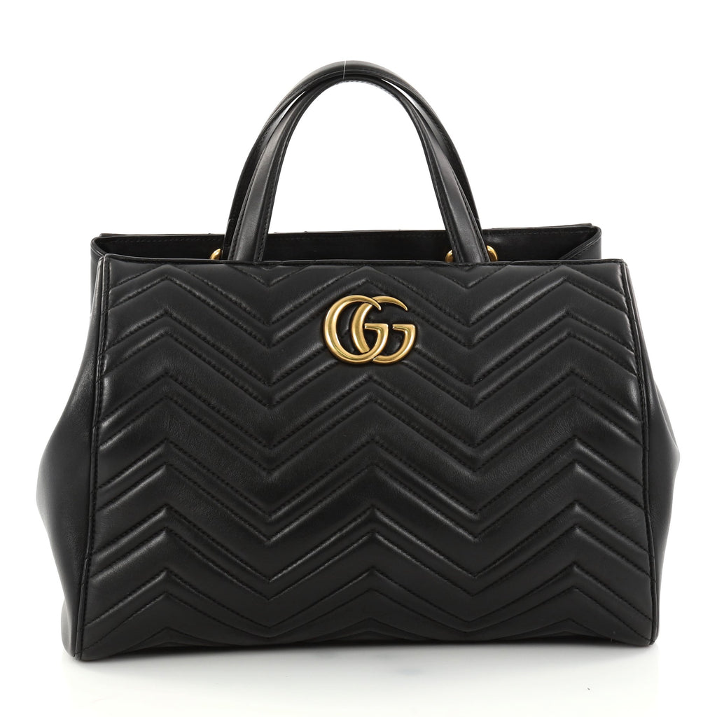 Gucci GG Marmont Tote Matelasse Leather 