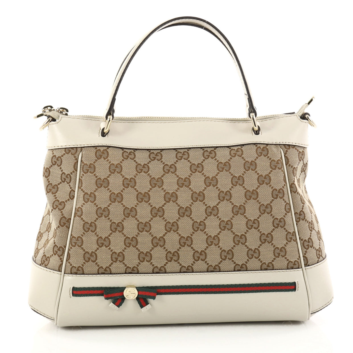 Buy Gucci Mayfair Convertible Tote GG Canvas Small Brown 2892002