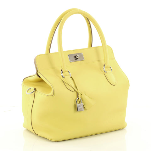 Buy Hermes Toolbox Handbag Swift 26 Yellow 2896901