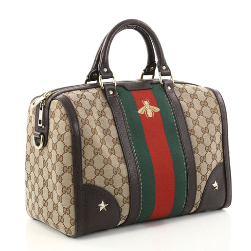 gucci bee boston bag