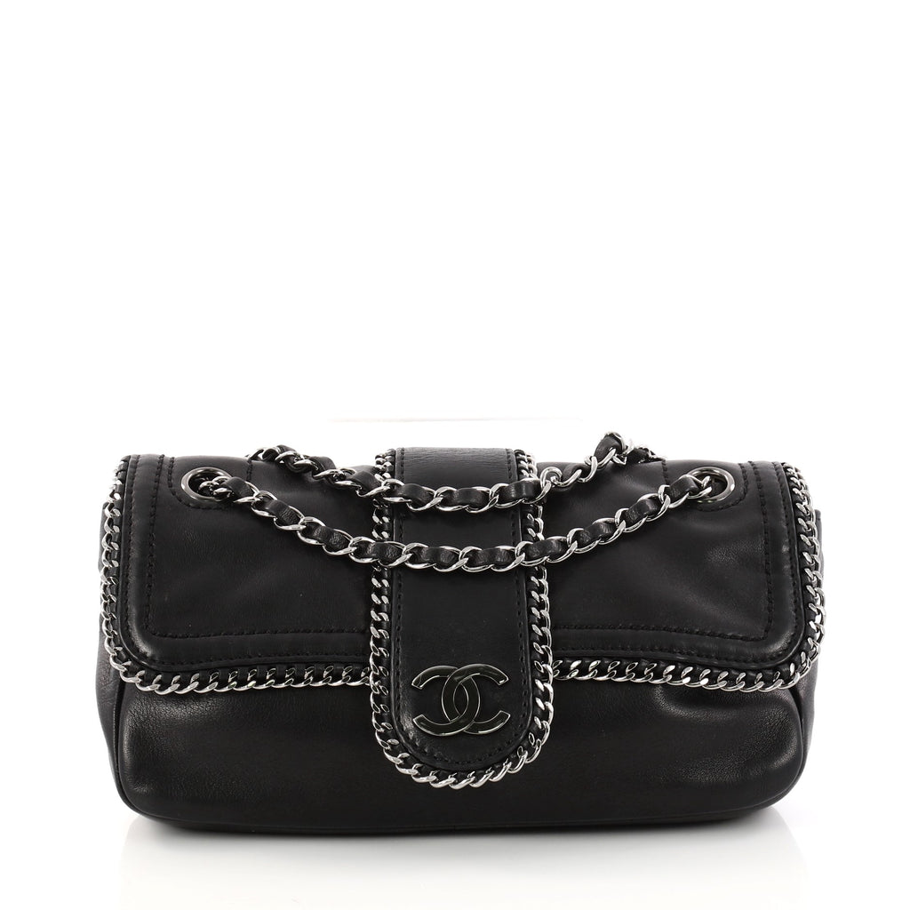 Chanel Madison Flap Bag Leather Medium 