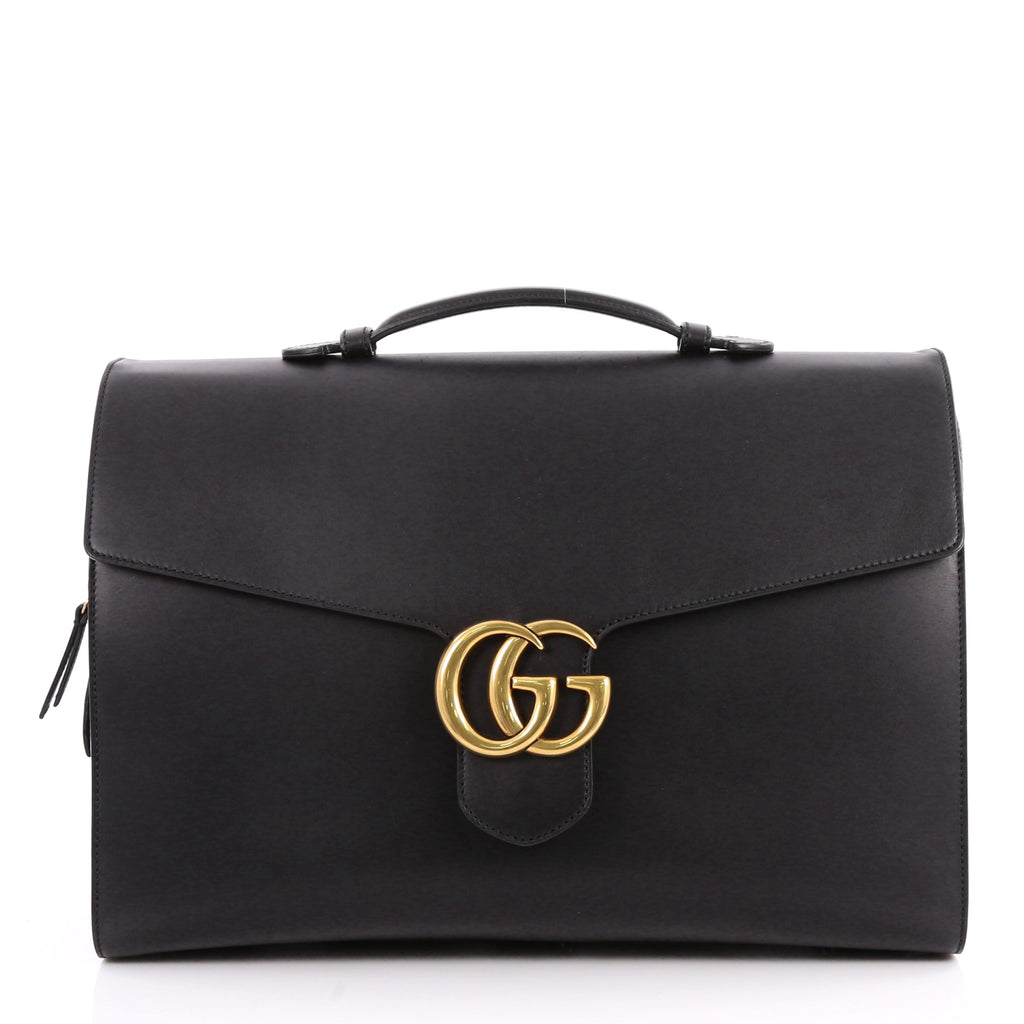 Gucci GG Marmont Briefcase Leather 