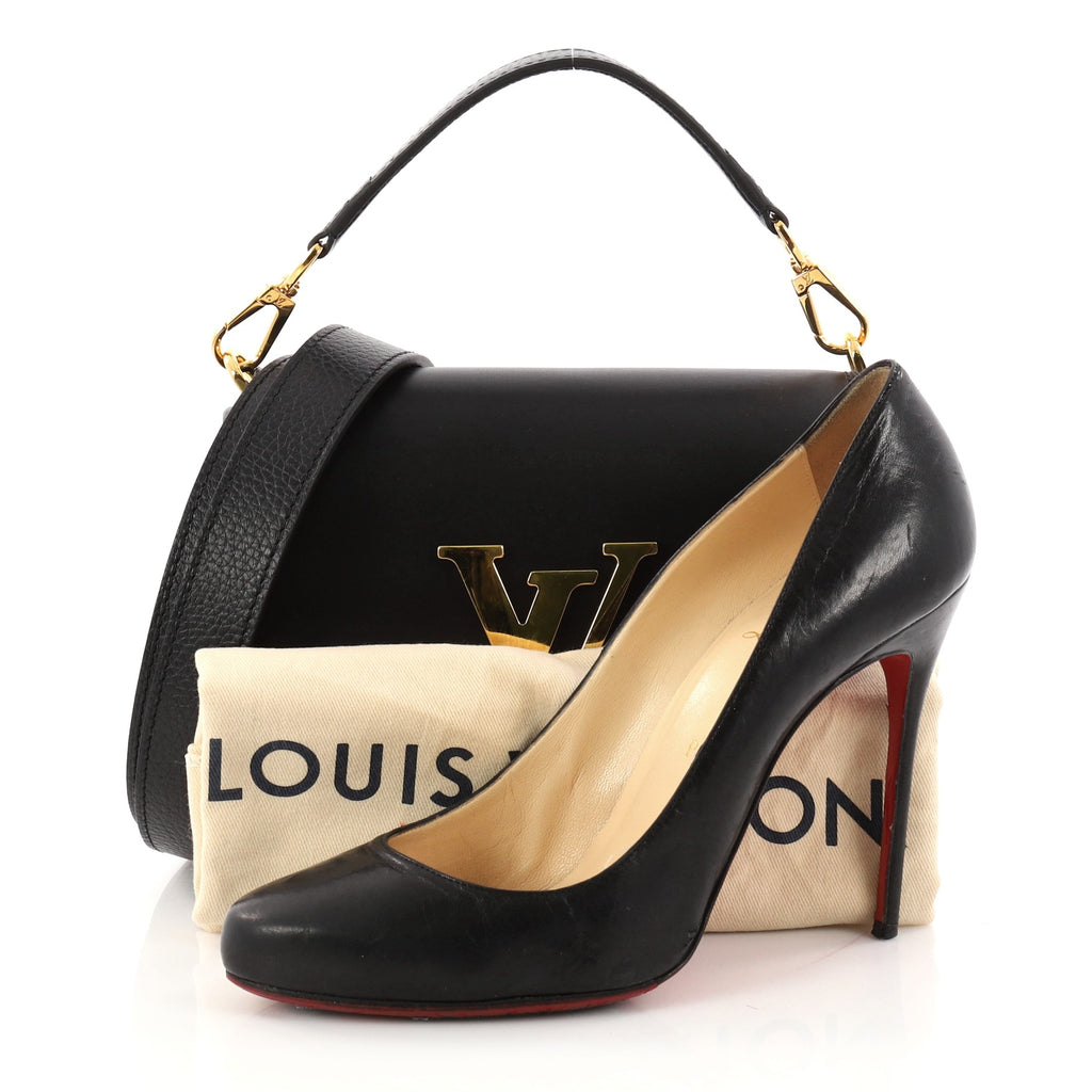 Buy Louis Vuitton Vivienne LV Bag Box Leather Black 3083902 – Rebag