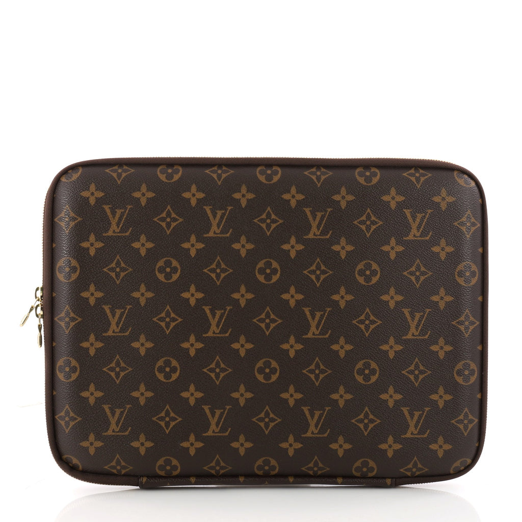 LOUIS VUITTON MONOGRAM Laptop Computer Zippered INVENTEUR Sleeve Case