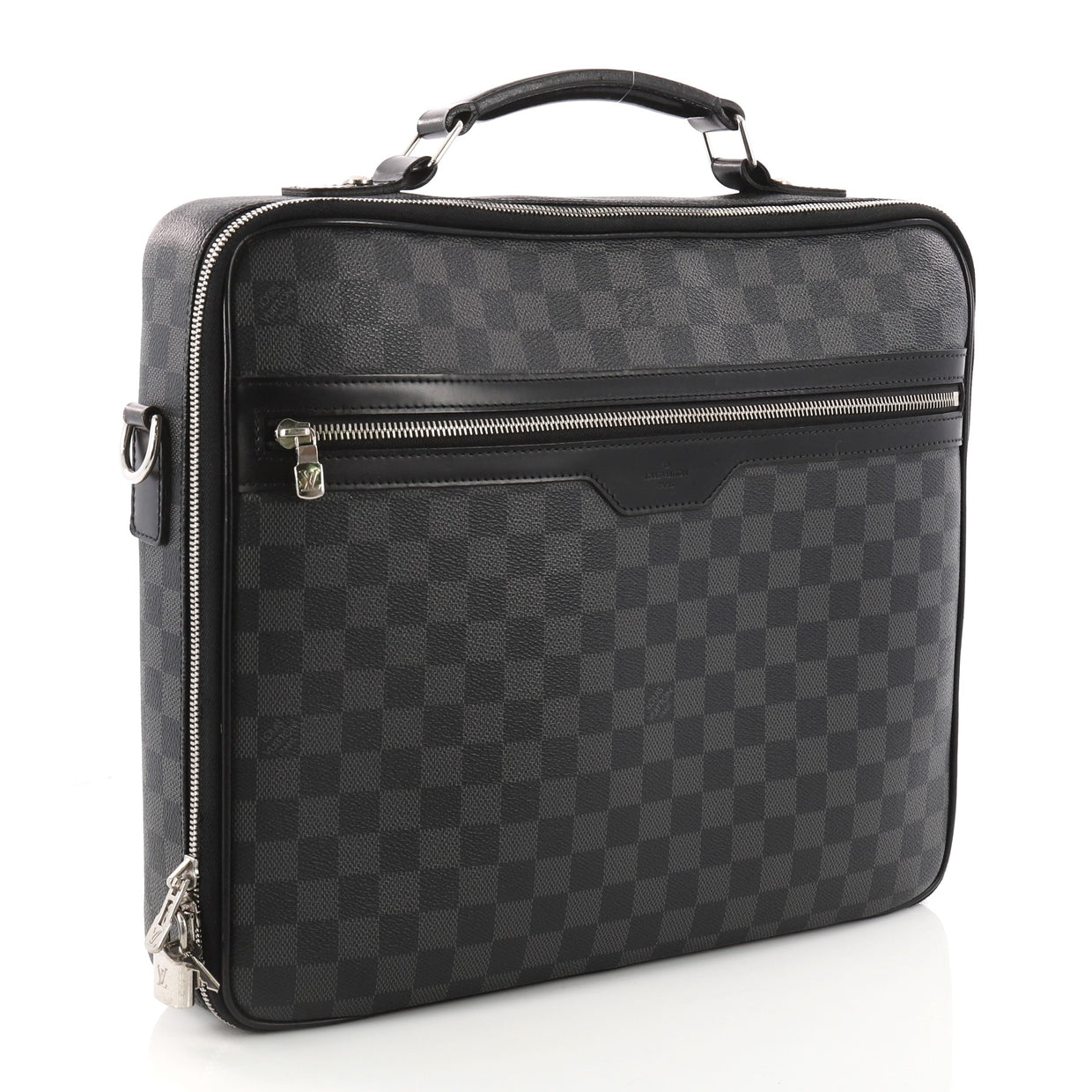 Buy Louis Vuitton Steeve Briefcase Damier Graphite Black 3277605