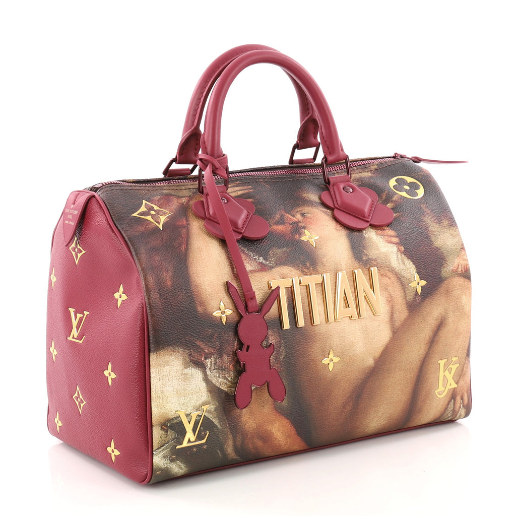 Buy Louis Vuitton Speedy Handbag Limited Edition Jeff Koons 3370901 – Rebag