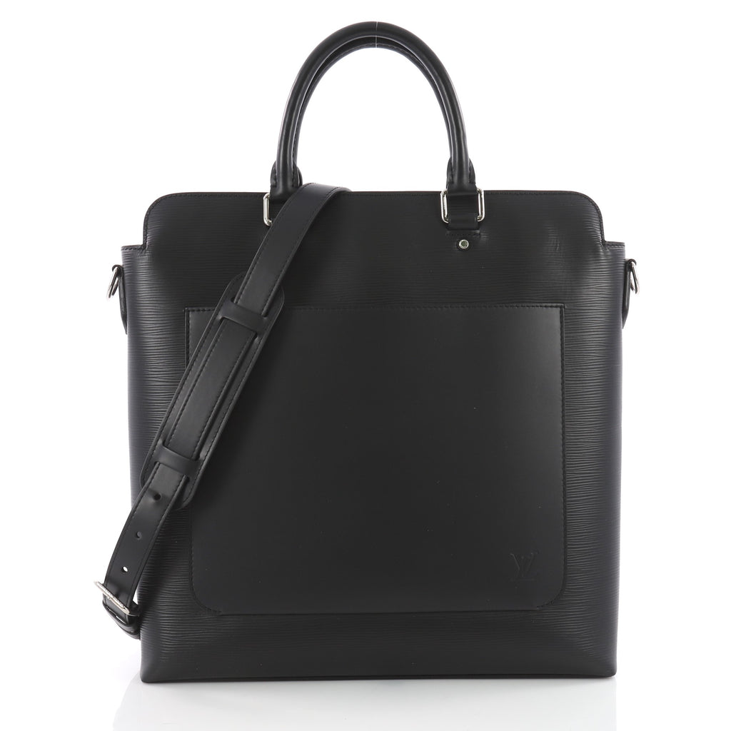 Louis Vuitton Brooks Tote Epi Leather Black 3567601 – Rebag